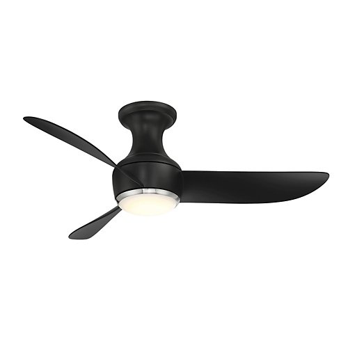 Corona LED Flushmount Ceiling Fan