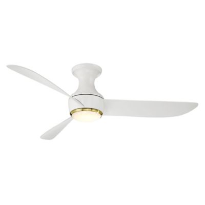 Corona LED Flushmount Ceiling Fan
