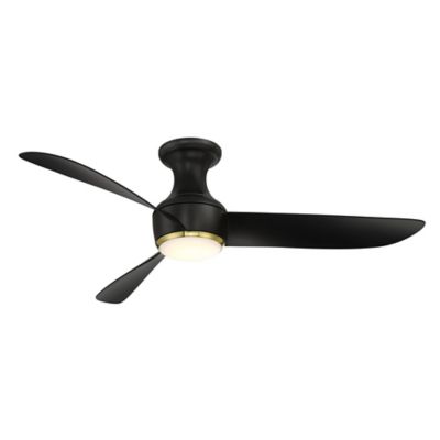 Corona LED Flushmount Ceiling Fan