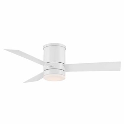 Axis Flushmount Smart Fan (Matte White|44 In|3000)-OPEN BOX