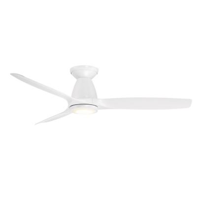 Skylark Indoor/Outdoor LED CCT Smart Flushmount Ceiling Fan