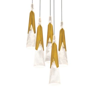 Kilt Round LED Multi-Light Pendant
