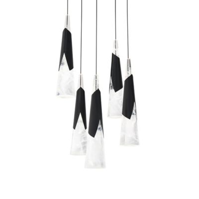 Kilt Round LED Multi-Light Pendant
