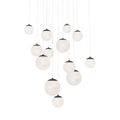 Pisces LED Square Canopy Multi-Light Pendant