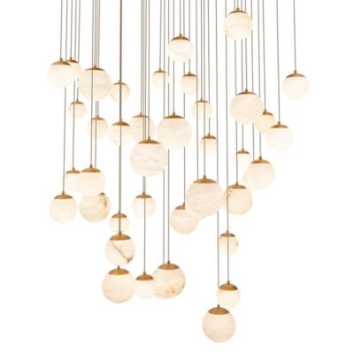 Pisces LED Square Canopy Multi-Light Pendant