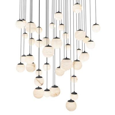 Pisces LED Square Canopy Multi-Light Pendant