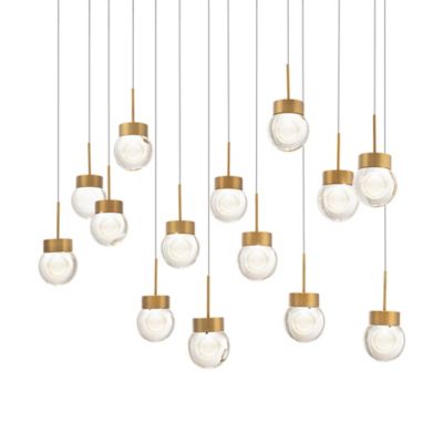 Double Bubble Multi Light LED Linear Suspension