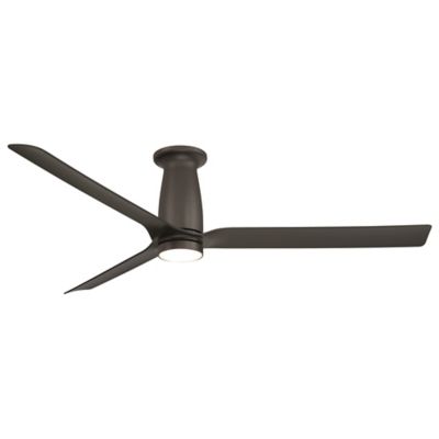Smooth Indoor/Outdoor Smart Flushmount LED Ceiling Fan