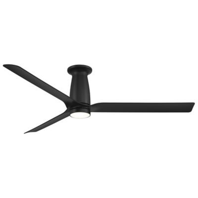 Smooth Indoor/Outdoor Smart Flushmount LED Ceiling Fan