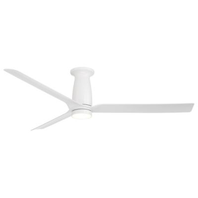 Smooth Indoor/Outdoor Smart Flushmount LED Ceiling Fan
