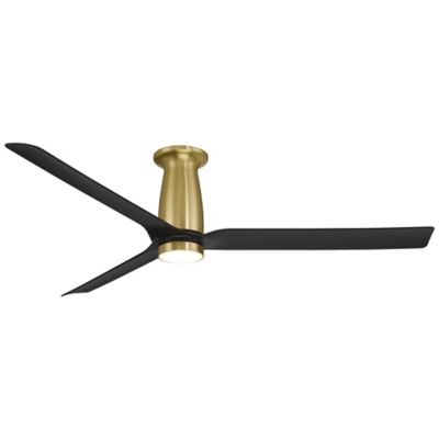 Smooth Indoor/Outdoor Smart Flushmount LED Ceiling Fan