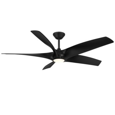 Zephyr 5 LED Smart Ceiling Fan (Matte Black) - OPEN BOX