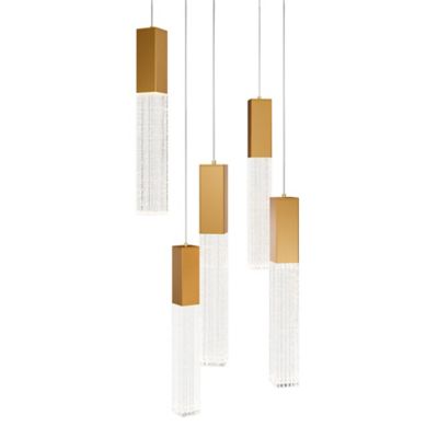 Cinema Round LED Multi Light Pendant