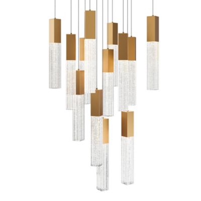 Cinema Square LED Multi Light Pendant