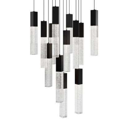 Cinema Square LED Multi Light Pendant
