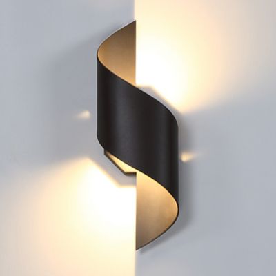 Shown in Bronze finish, Small size, lit