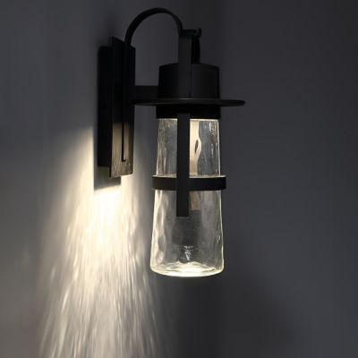 Shown in Black finish, lit