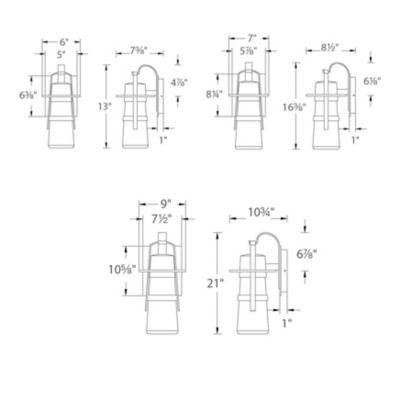 Balthus LED Indoor/Outdoor Wall Sconce by Modern Forms at