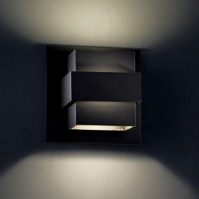 Black finish, lit