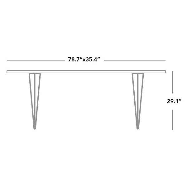 Magis Tavolo XZ3 Rectangular Table
