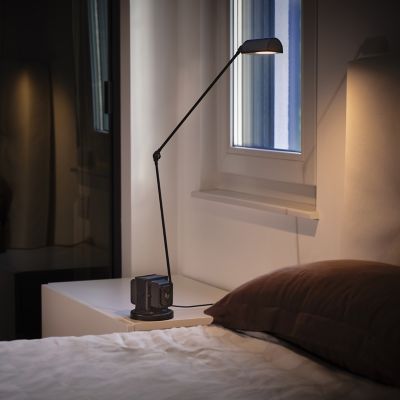 Shown in Black finish, in use