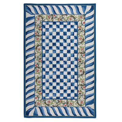 Truly Royal Check Area Rug