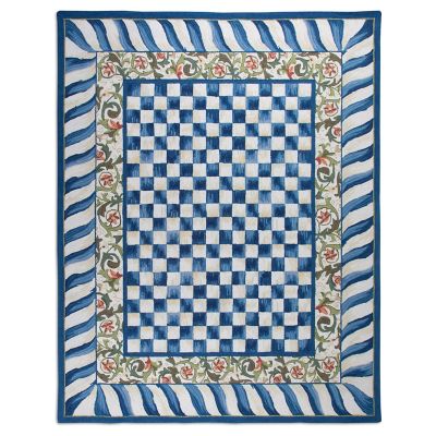 Truly Royal Check Area Rug