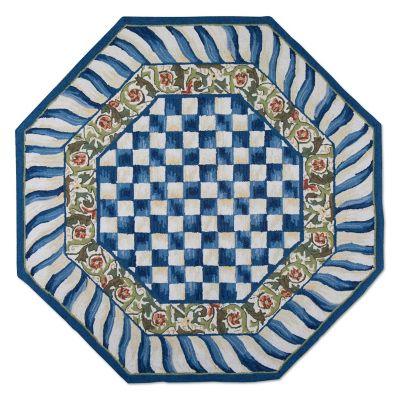 Truly Royal Check Area Rug