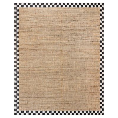 Check Jute Rug