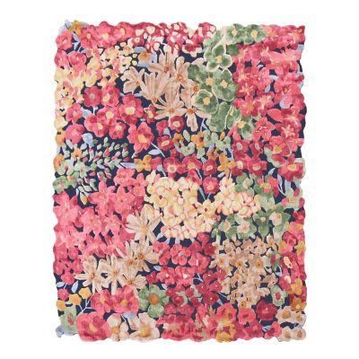 Laura's Flowers Area Rug