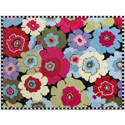 Always Flower Indoor/Outdoor Area Rug