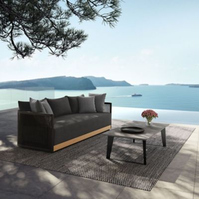 Shown in Peppercorn Fabric, in use