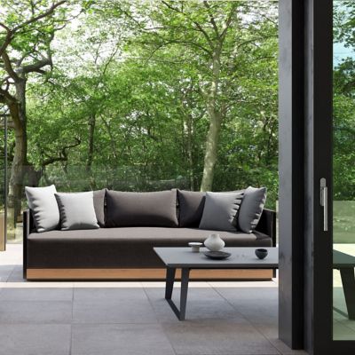 Shown in Peppercorn Fabric, in use