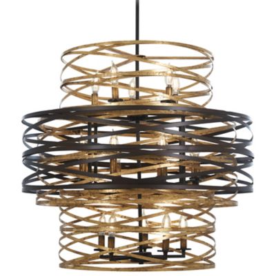 Vortic Flow 18-Light Chandelier