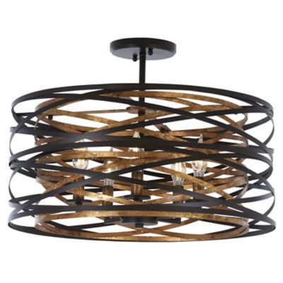 Vortic Flow Semi-Flushmount / Pendant