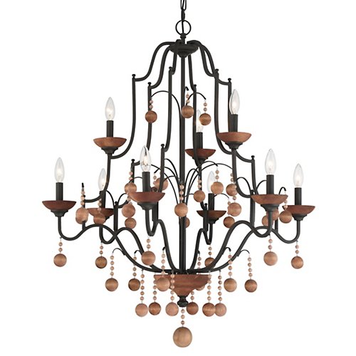 Colonial Charm 2 Tier Chandelier