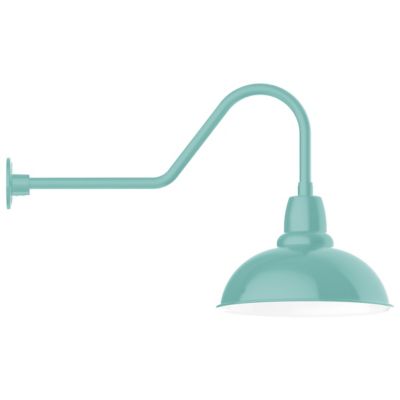 Rhonda Outdoor Gooseneck Wall Sconce