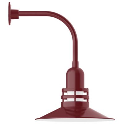 Olive Outdoor Curved Arm Wall Sconce