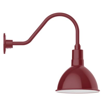 Rhoda Outdoor Gooseneck Dome Wall Sconce