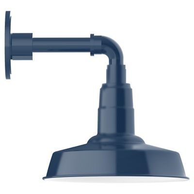 Brea Outdoor Straight Arm Wall Sconce (Navy|10 In)-OPEN BOX