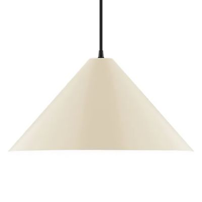 Connor Cone Pendant (Cream|Large) - OPEN BOX