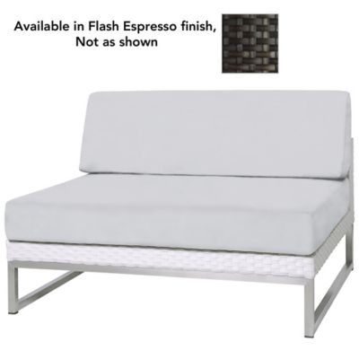Jane Armless Sectional Seat (Espresso/Dark Smoke) - OPEN BOX