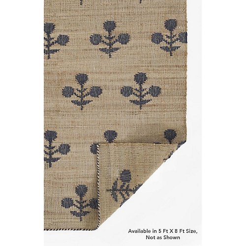 Orchard ORC-2 Area Rug (Blue/5 Ft X 8 Ft) - OPEN BOX RETURN