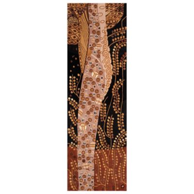 New Wave Gilded Nouveau Hand-Tufted Wool Area Rug