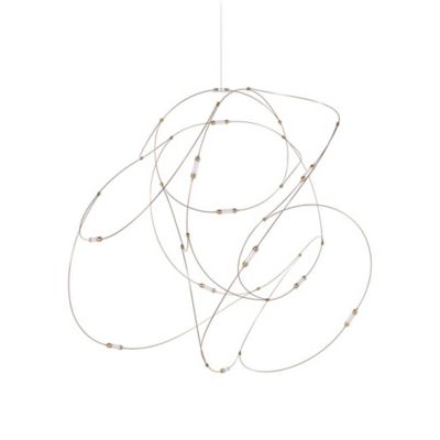 Abstract Brass Chandelier Lighting Fixtures at Lumens