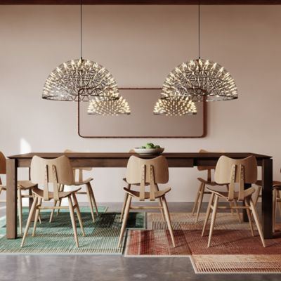 Shown in Transparent with tinned cores Finish, lit