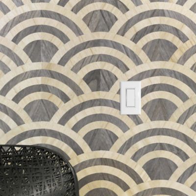 Shown in White finish, Wall Switch Location, in use