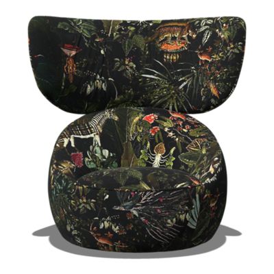 Hana Wingback Swivel Armchair