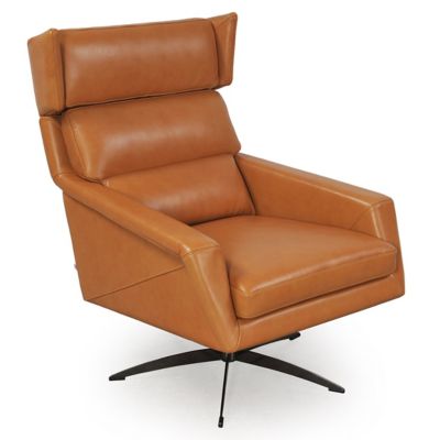 Hansen Leather Swivel Chair