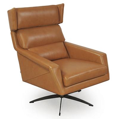 Hansen Leather Swivel Chair